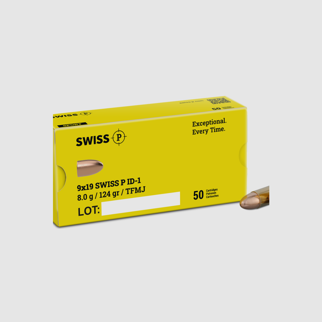 Swiss P – Munition / Sintox / ID-1 TFMJ SX / 9mm