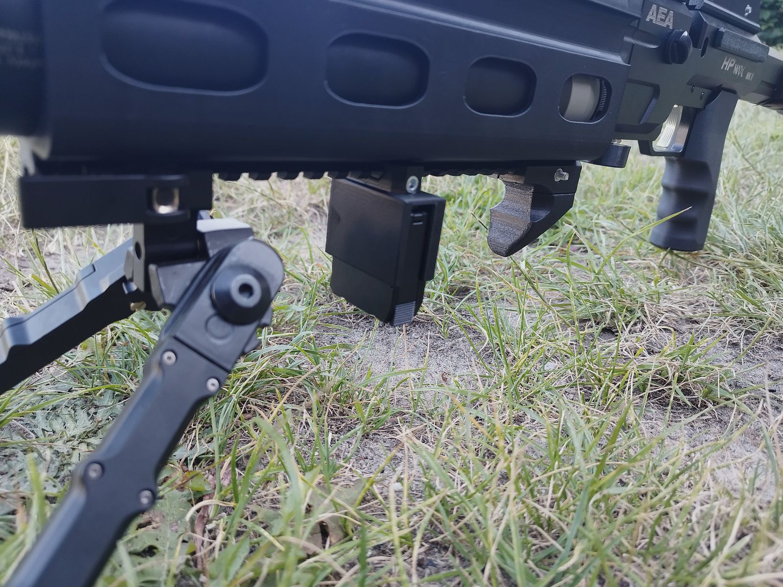 Gunway Magazinhalter HP Max MK1 MK2 Picatinny Schiene oder Lauf