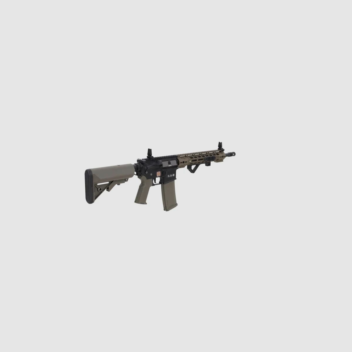SA M4 Carbine M-LOK (RRA SA-P14 PRIME™ Aster II ETU BLDC™) Rifle Airsoft Libre a partir de 18 - Negro/Verde -F-