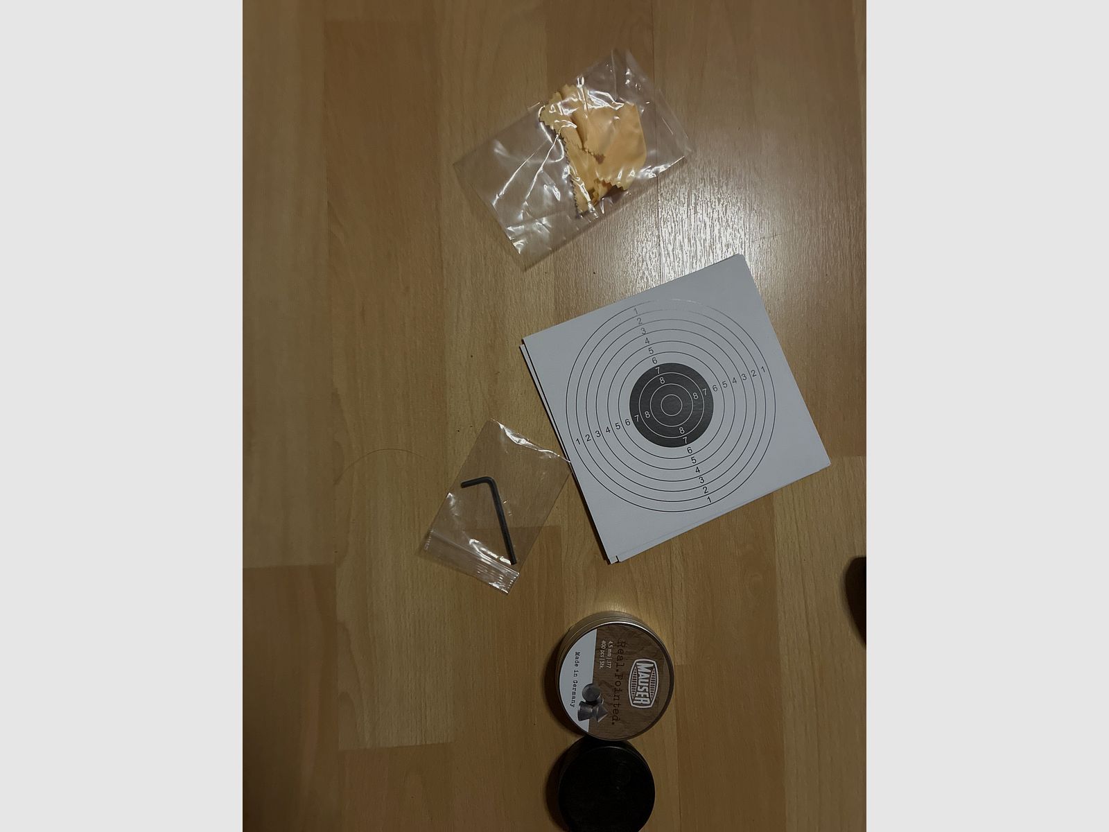 Luchtgeweer met scope, schijven en munitie te koop