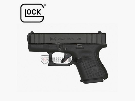 Pistolet GLOCK 26 Gen5 FS Guidon Fibre Cal 9x19mm