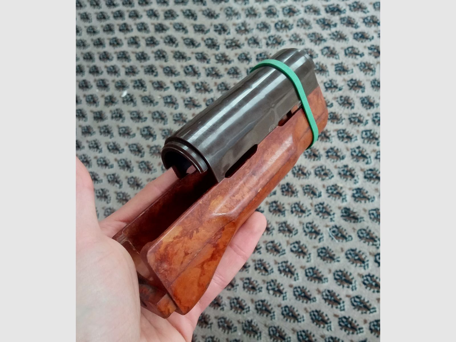 Shagadelic! Vintage Handguard Baby / onderste AK74 Tantal Bakelit handbescherming en grip / Optioneel bovenste DDR kunststof AKM of Izhmash AK-74M handbescherming