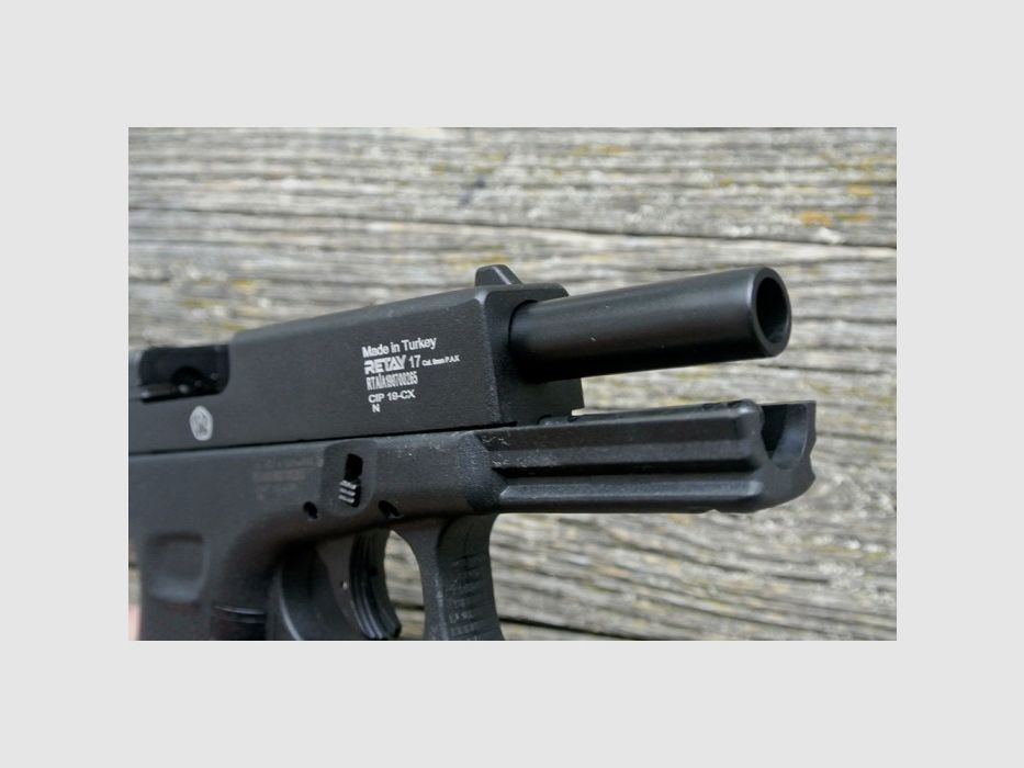 RETAY G17 Black – 9 mm P.A.K. / Glock 17 Replica / Nachbau – EU-weiter Versand / EU-Wide Shipping, Bild 5 von 6
