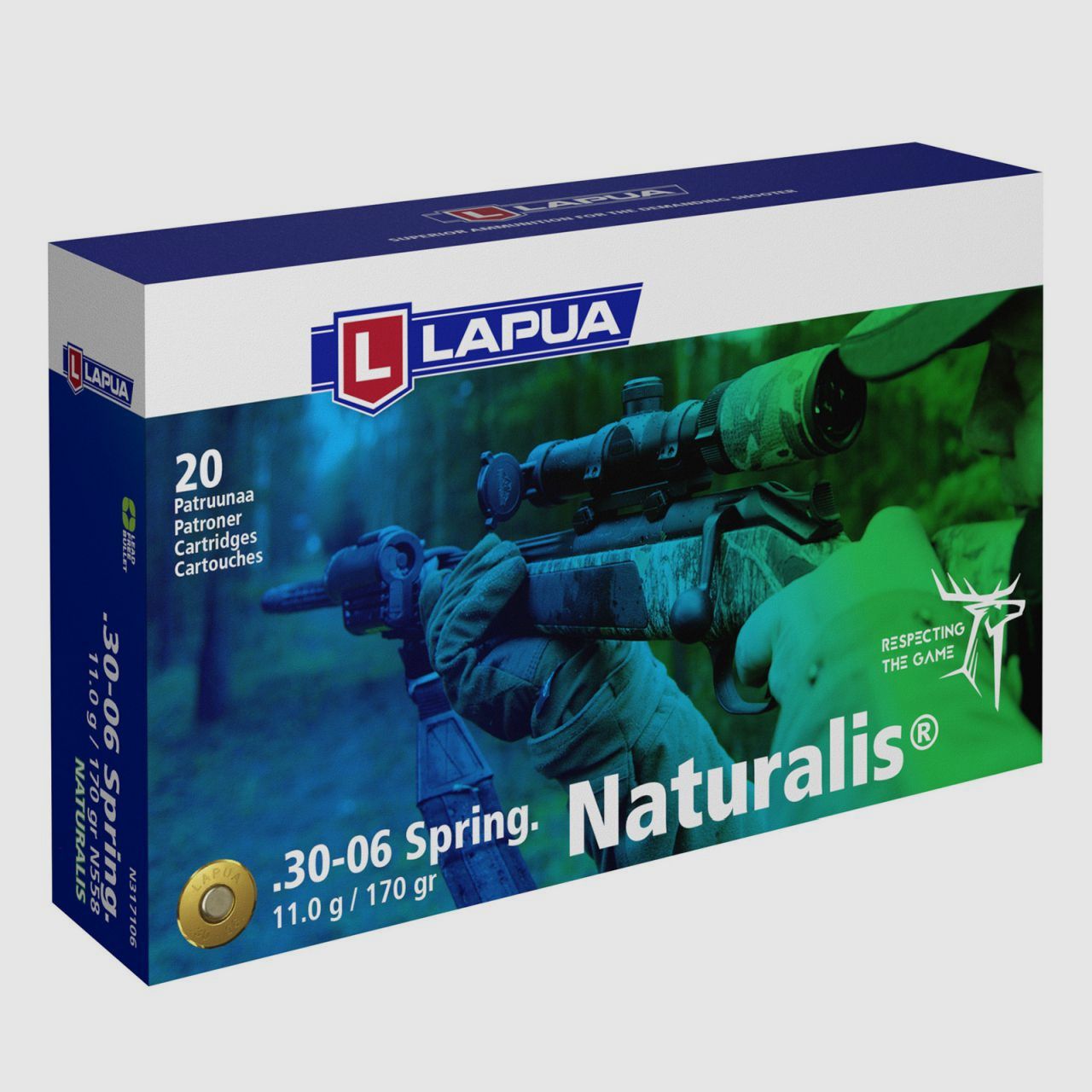 Lapua Naturalis .30-06 11g 20 coups