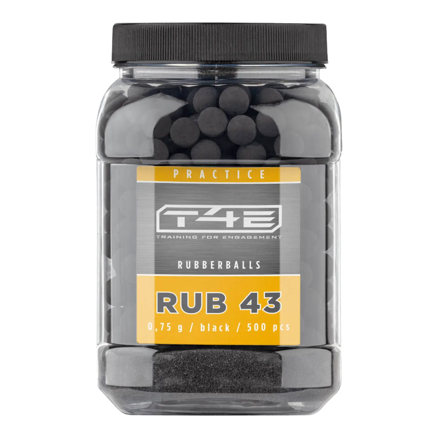 T4E Practice RUB kaliber .43 gumowe pociski 500 strzałów