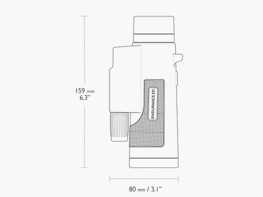 HAWKE 36521 ENDURANCE ED MARINE 7x42 COMPASS MONOKULARDESIGN blau