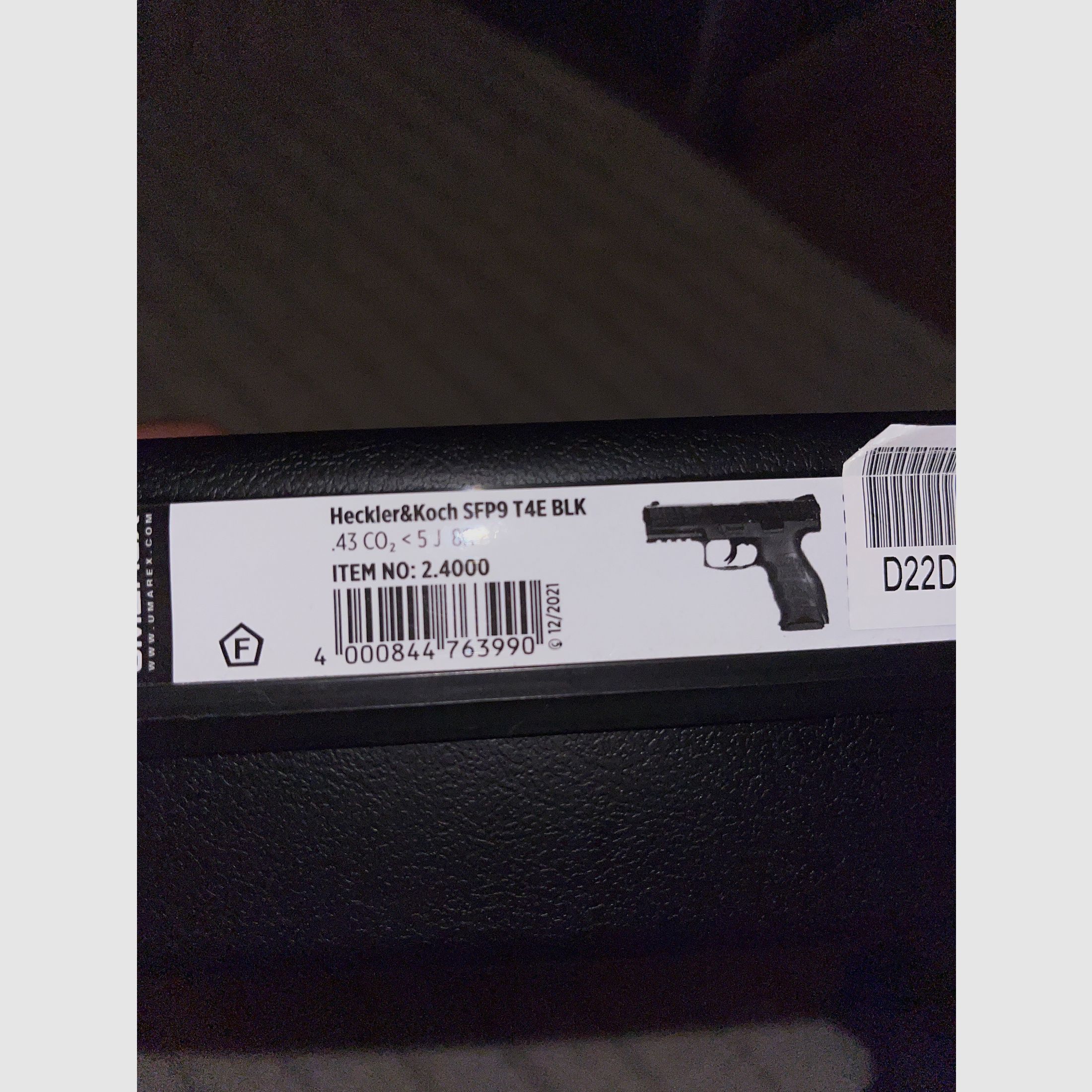 Umarex Heckler&Koch SFP9 T4E BLK