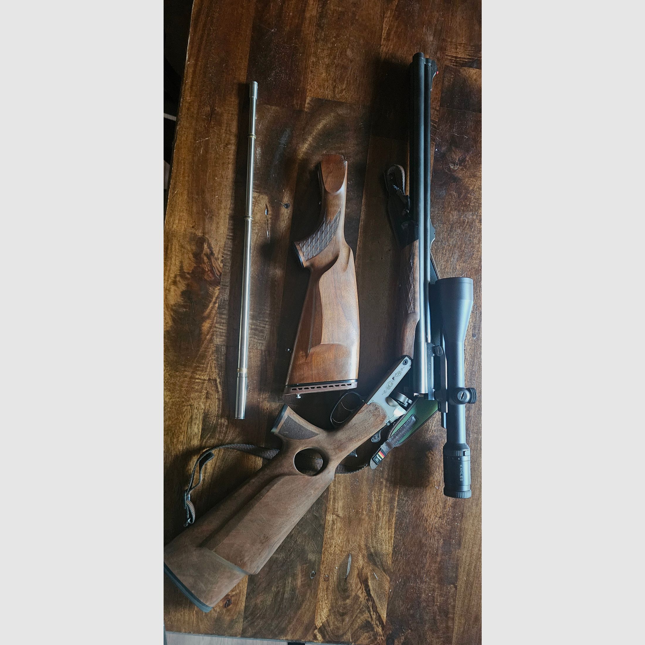 Blaser D99 con culata de agujero