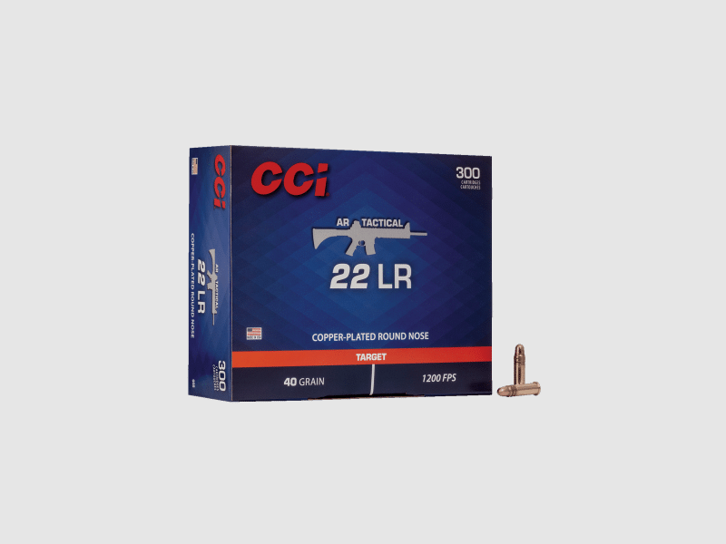 .22lr. CCI AR Tactical CP-RN 40grs. 300-coups