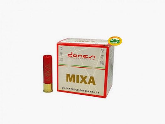 DANESI Patronen Mixa Kal.28 gr.28 pb.6/7 spezielle Taube