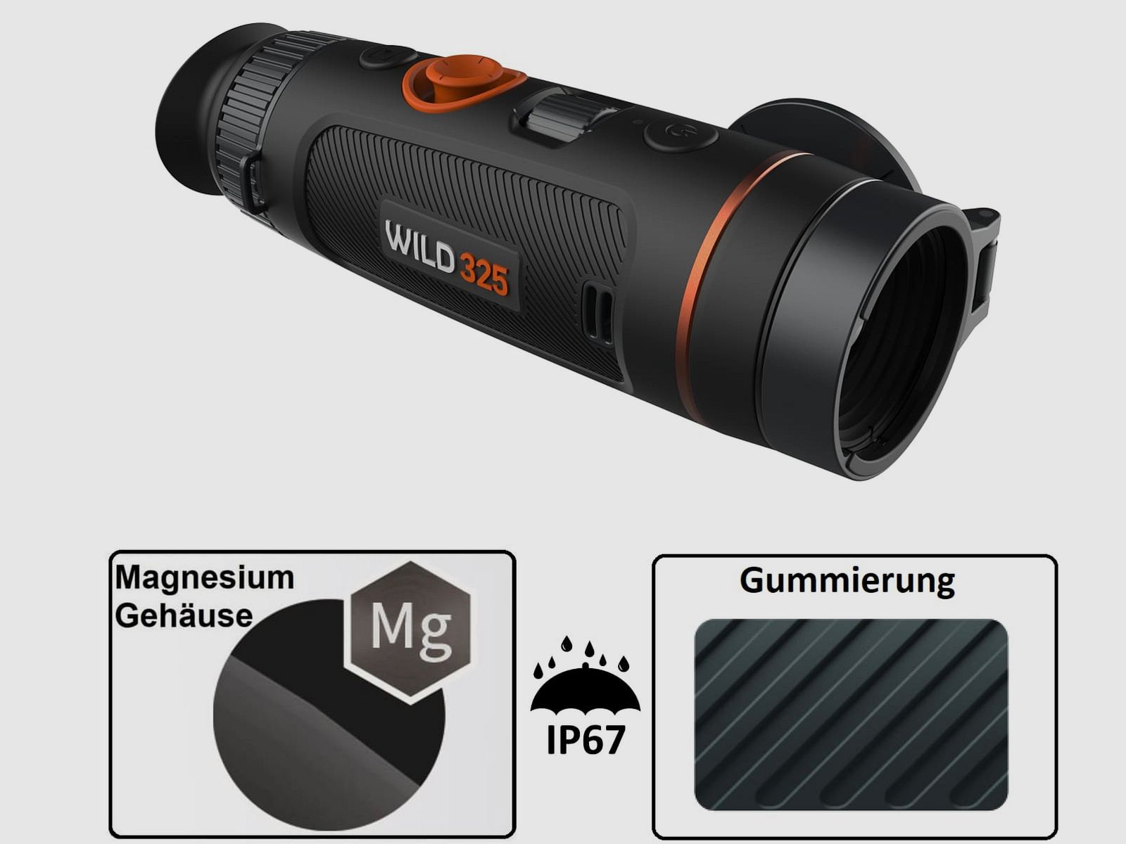 ThermTec WILD 325 25mm Linse 18 mk 384x288 Wärmebildkamera