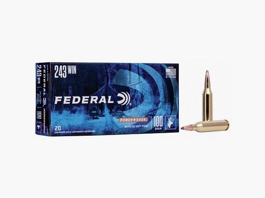 Amunicja Federal Power Shok 243Win 100GRS (243B)