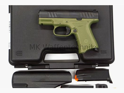 Pistole BUBIX BRO - Kaliber 9x19 subkompakt OD Green 9mmLuger