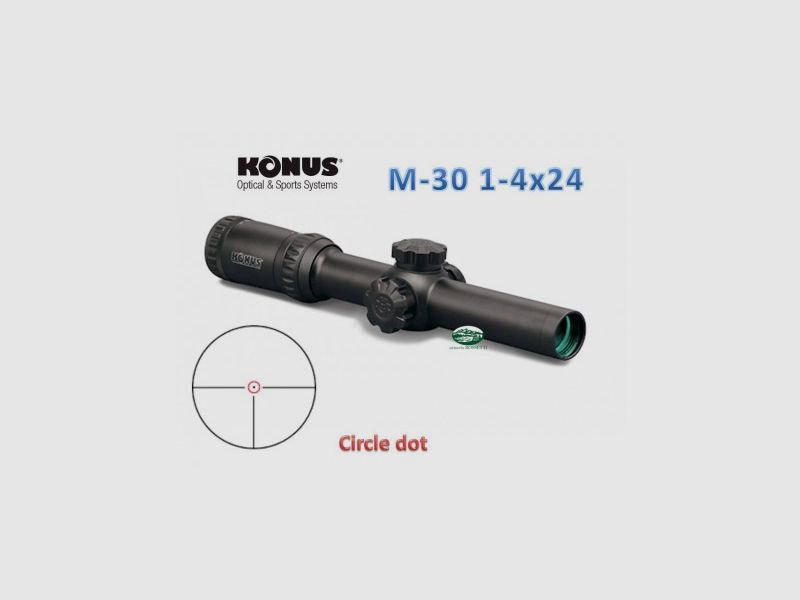 KONUS PRO M-30 1-4x24 ret. circle dot - 07184