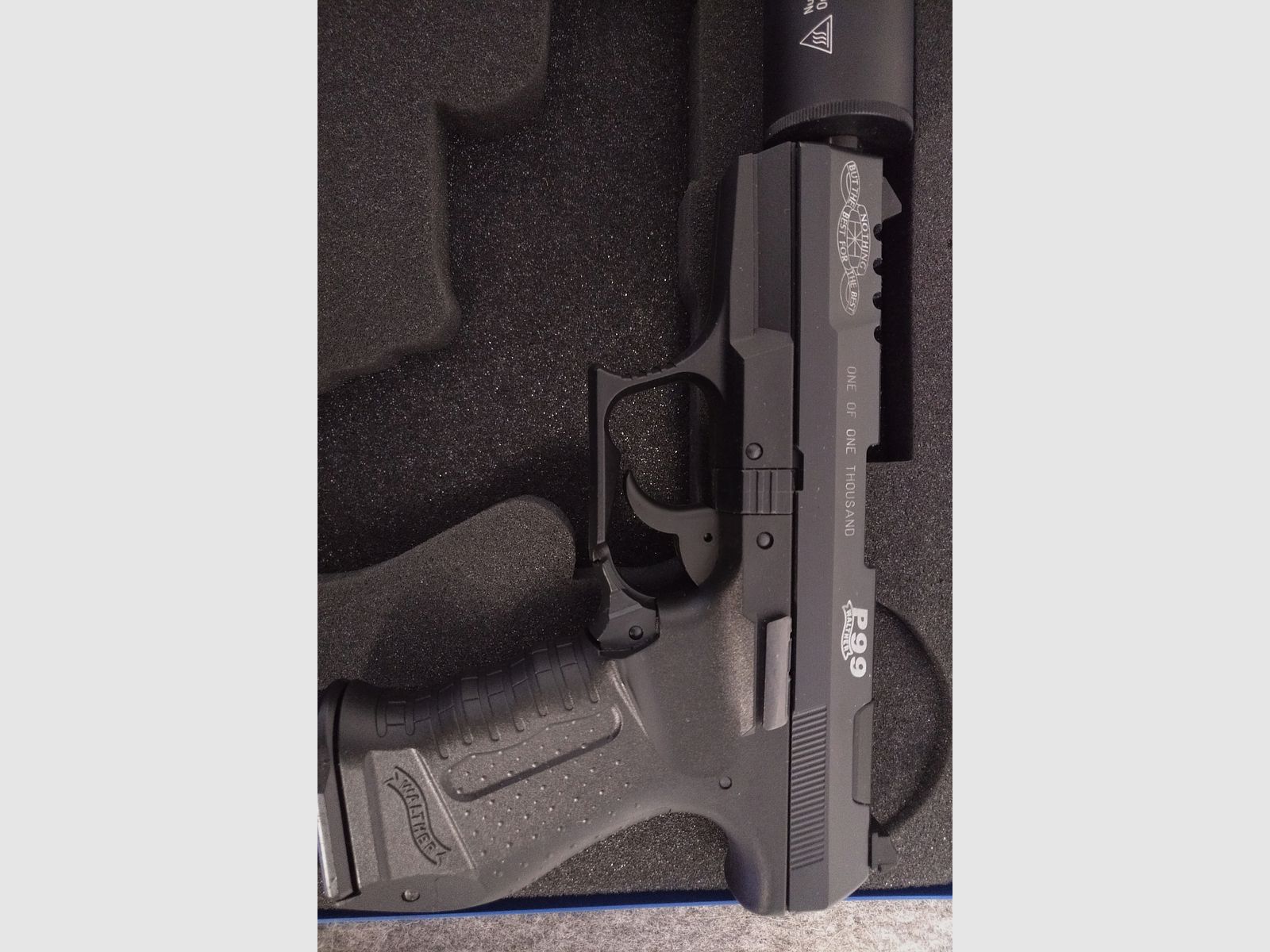 Walther 2006 P99 PAK Gas Signal 007 Special Operations PTB 762 James Bond Limited Edition 0202/1000
