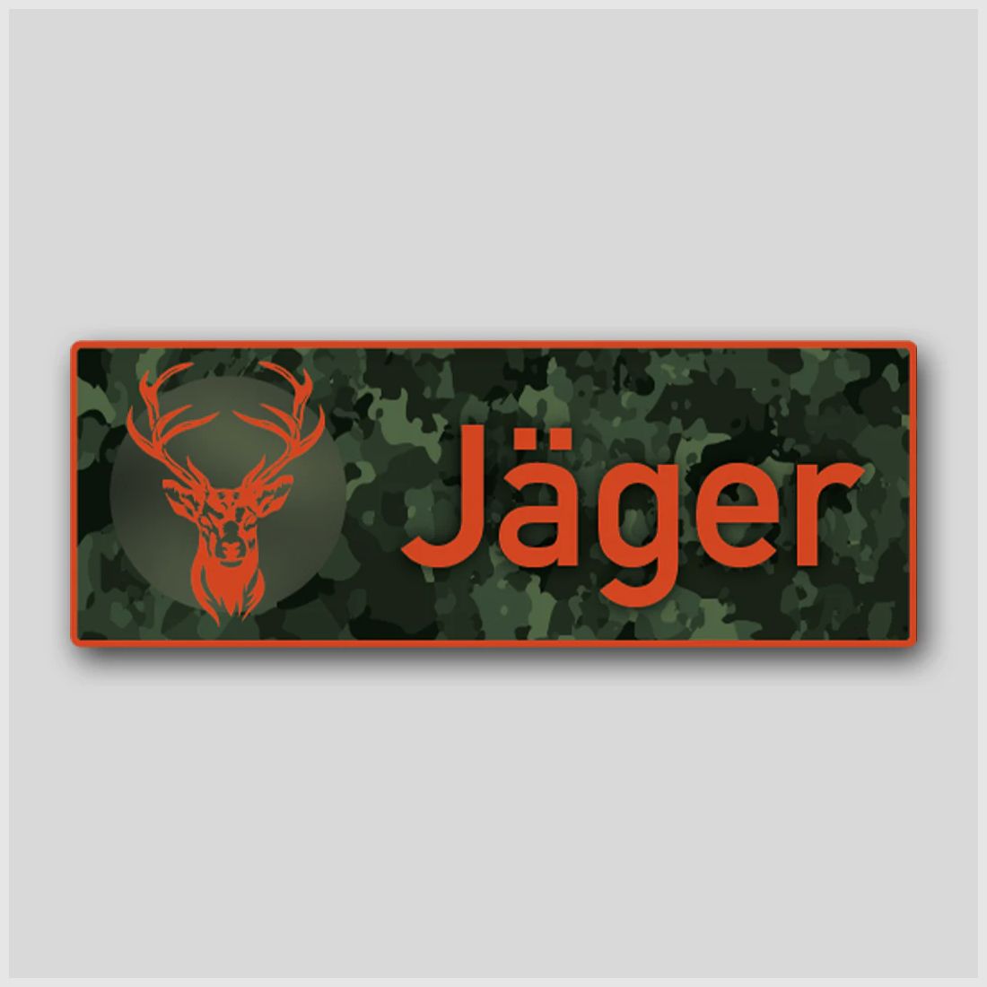 Premium Jagdaufkleber "Jäger"
