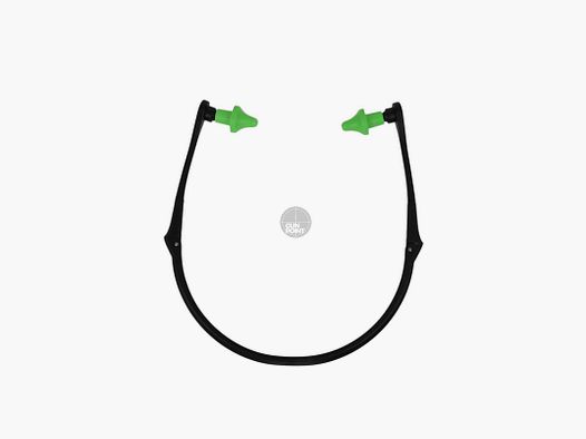 ALLEN - Tappi per le orecchie / protezione per le orecchie, nero/arancione