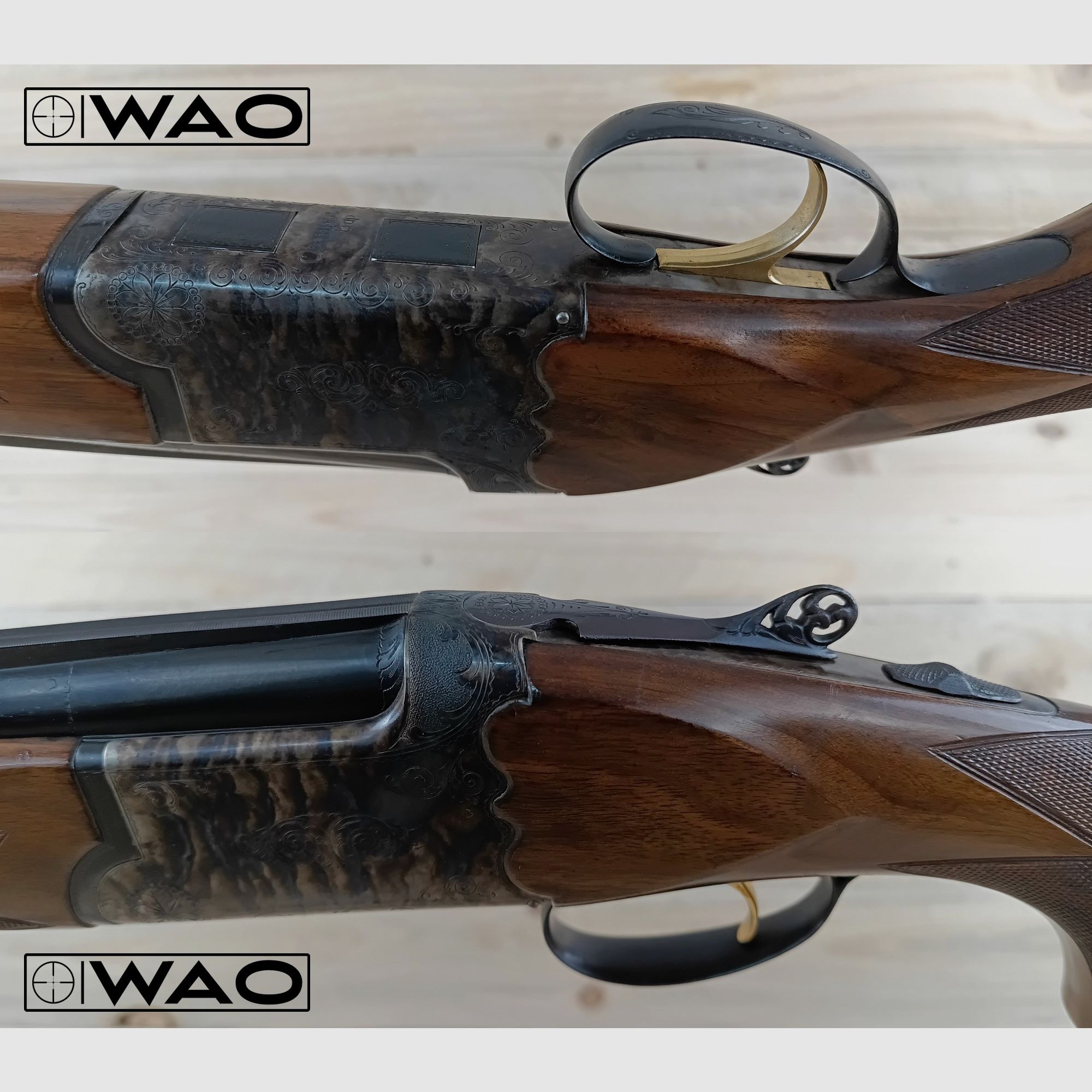 Bockdoppelflinte I.A.B. / Hege Olympic Trap, Kal. 12/70 *hochwertig*