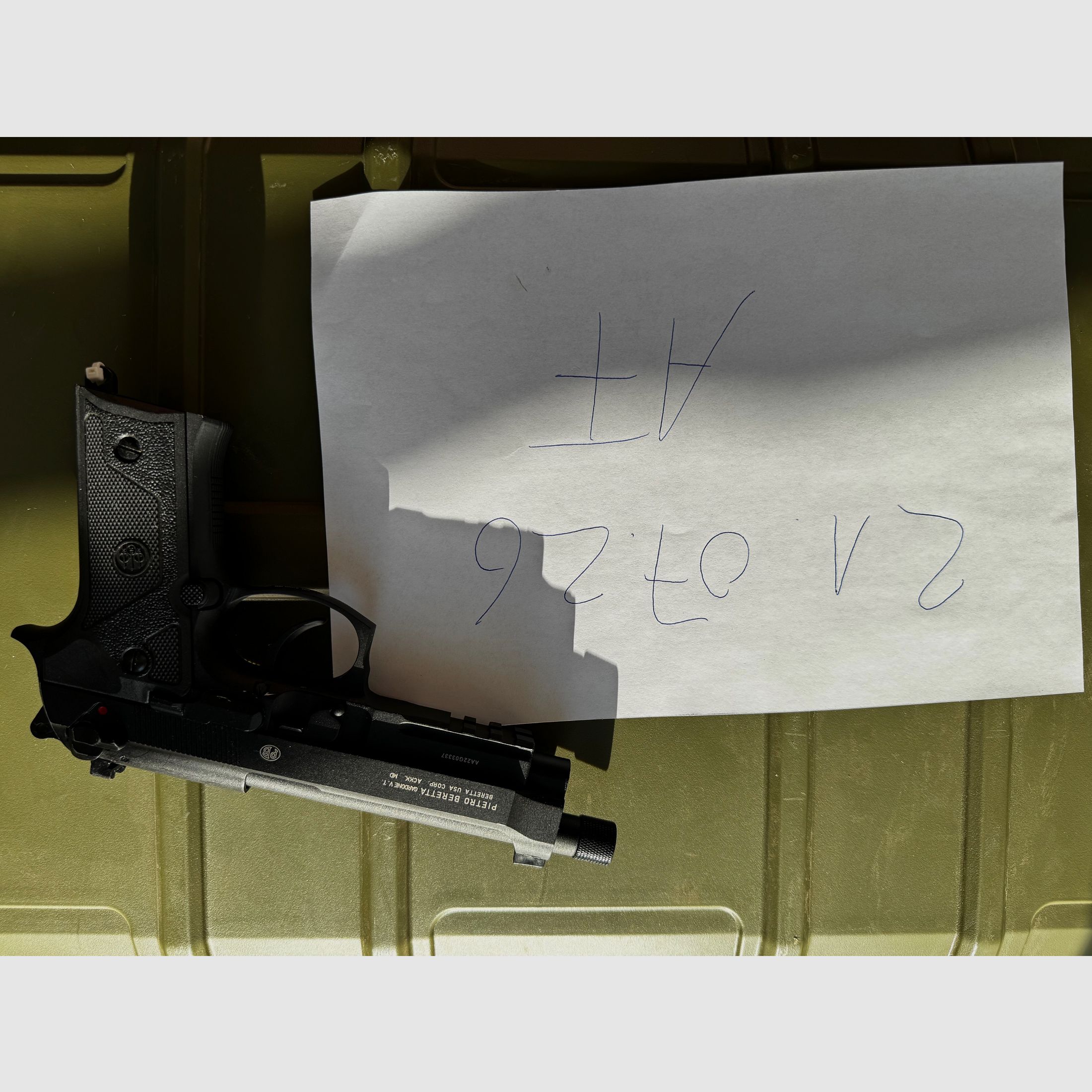 SAC Wolverine Arcturus FC GR16, HPA Black più Beretta M9 GBB