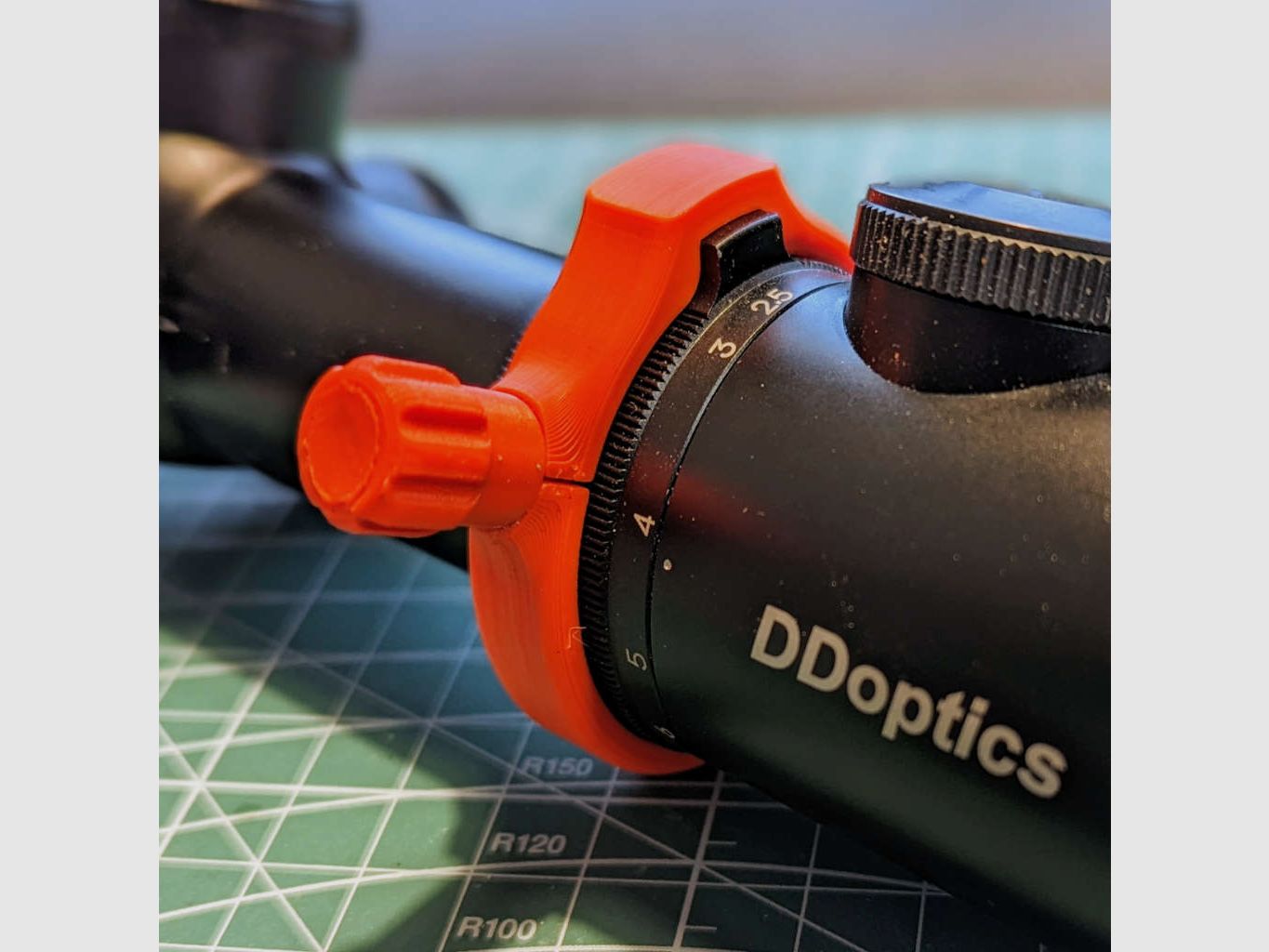 For DDoptics Gen2: Quick adjustment lever for magnification setting of the Gen2 series