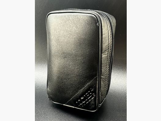 kleine schwarze Docter Tasche Fernglastasche Innenmaße 11,5 x 4 x 7cm