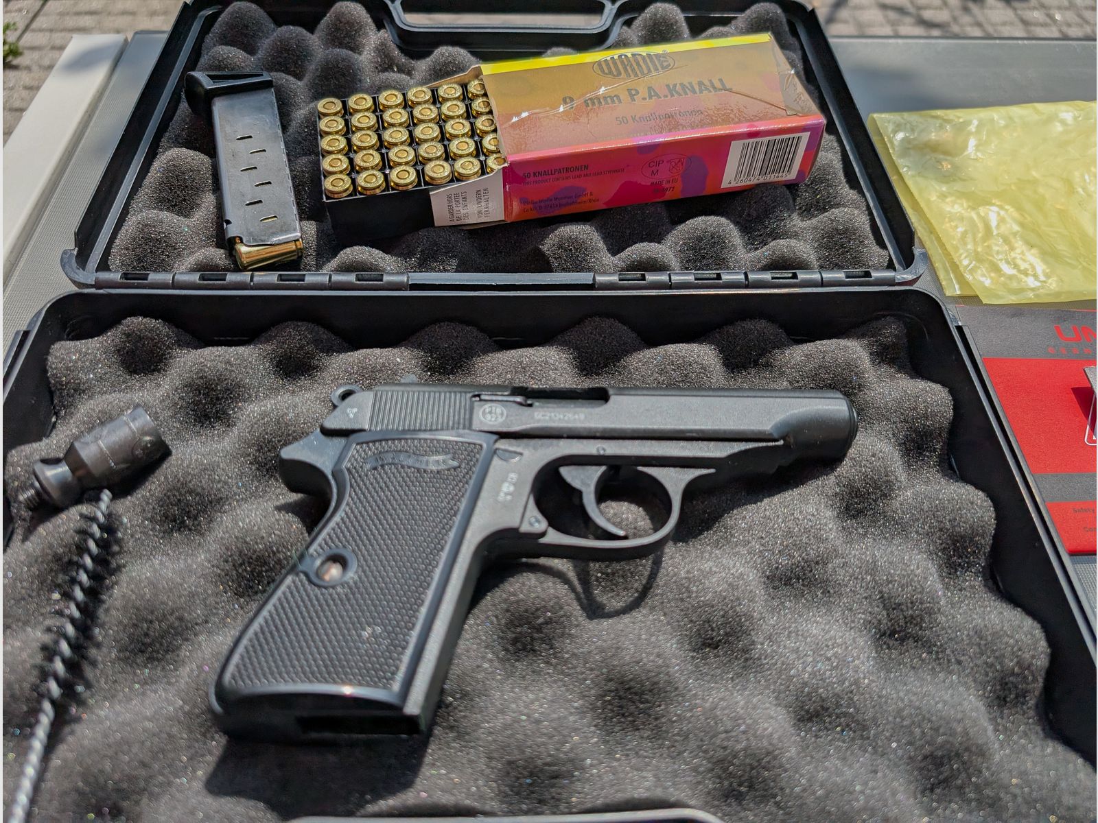 Walther Model PP cal. 9mm P.A.K. / top Zustand/ ungeschossen