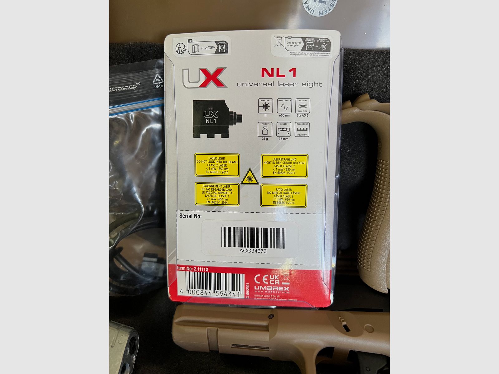 T4E GLOCK 17 Gen5 French Army Edition RAM gun Cal. .43 with accessories, image 8 of 13