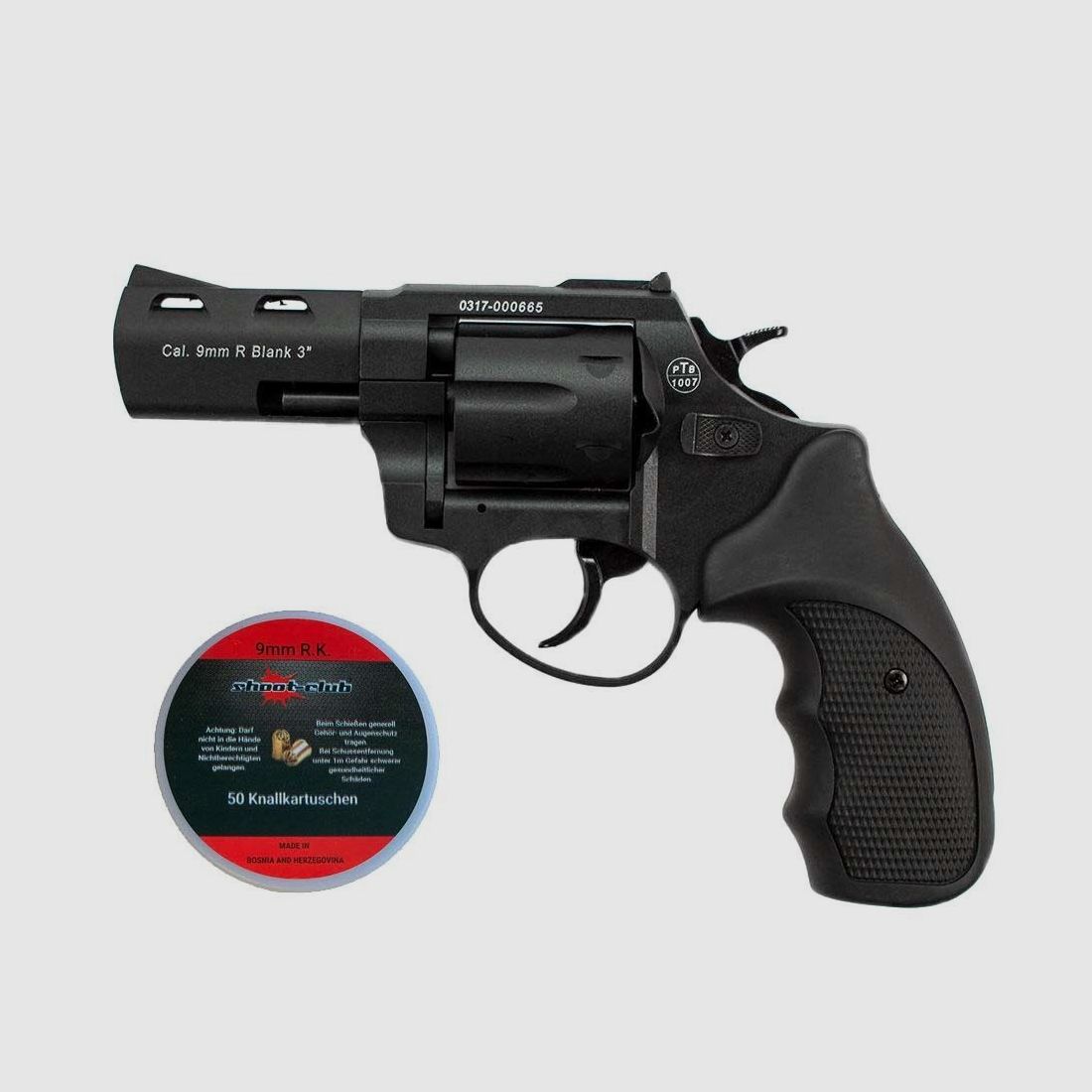 Zoraki Zoraki R2 3 Zoll schwarz Set 9mm R.K.