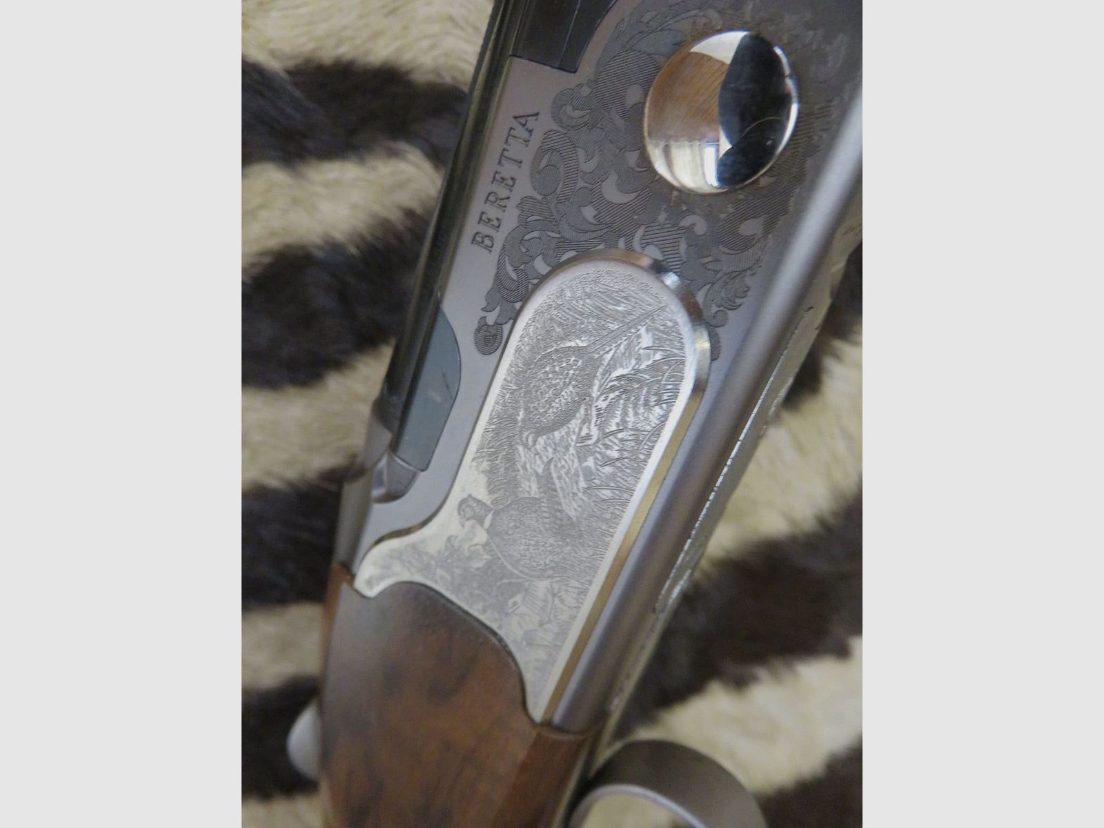 Flinte BERETTA Ultraleggero Silver Alu Kal.20/76 Läufe 71 cm 5 Chokes – Waffenkoffer, Bild 5 von 12