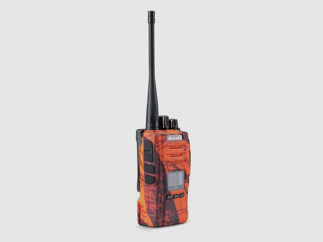 Transceiver model G13 BLAZE Midland kleur oranje camouflage art. G13-C1462.03 MIDLAND, afbeelding 2 van 3