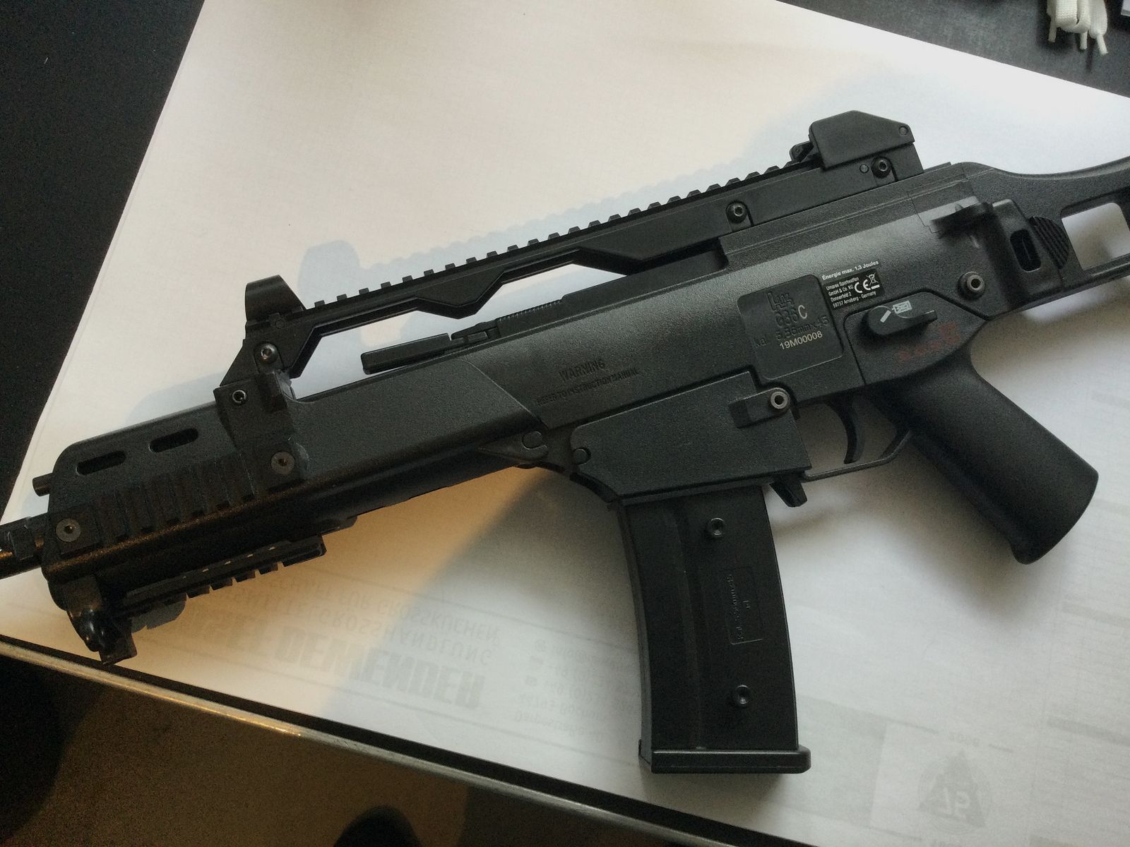 Heckler und Koch, G36C, 5,56 mmx45, 1,3 Joules, Softair