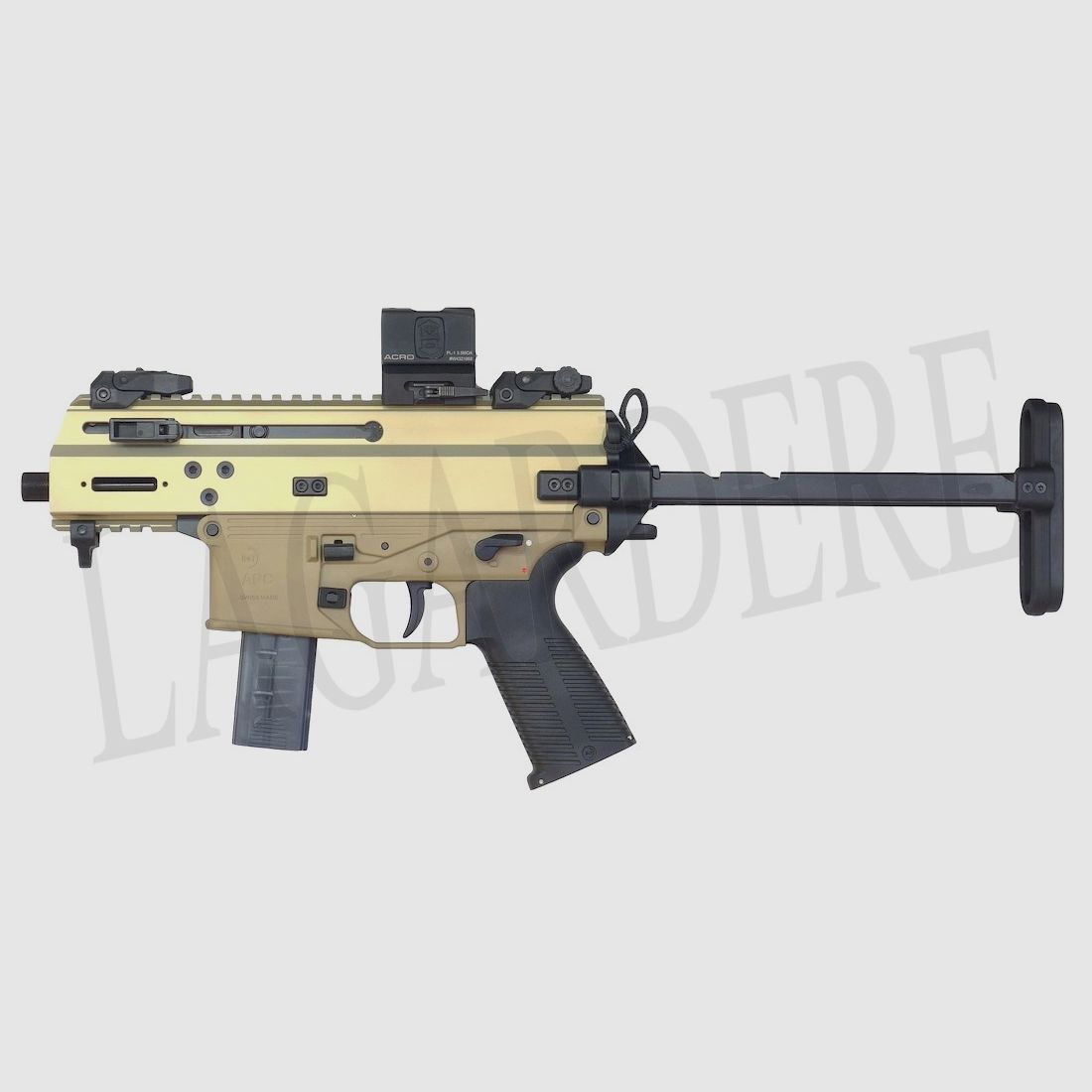 B&T APC9K PRO CALCIORE RIPIEGHEVO TAN (FUCILE D'ASSALTO SEMIAUTOMATICO)