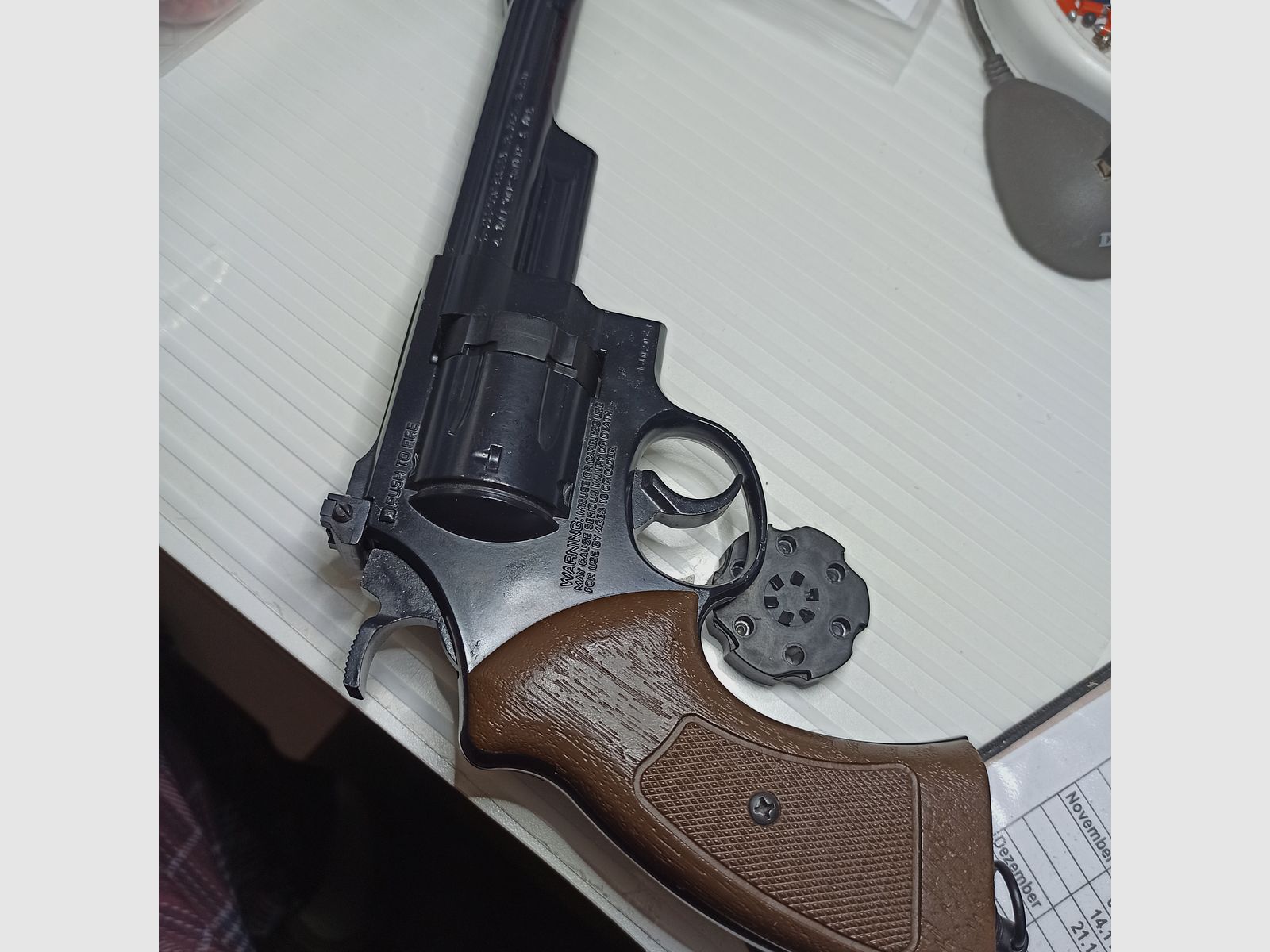 Vintage: CO2 Revolver "Daisy" Powerline 44 Diabolo 4,5 