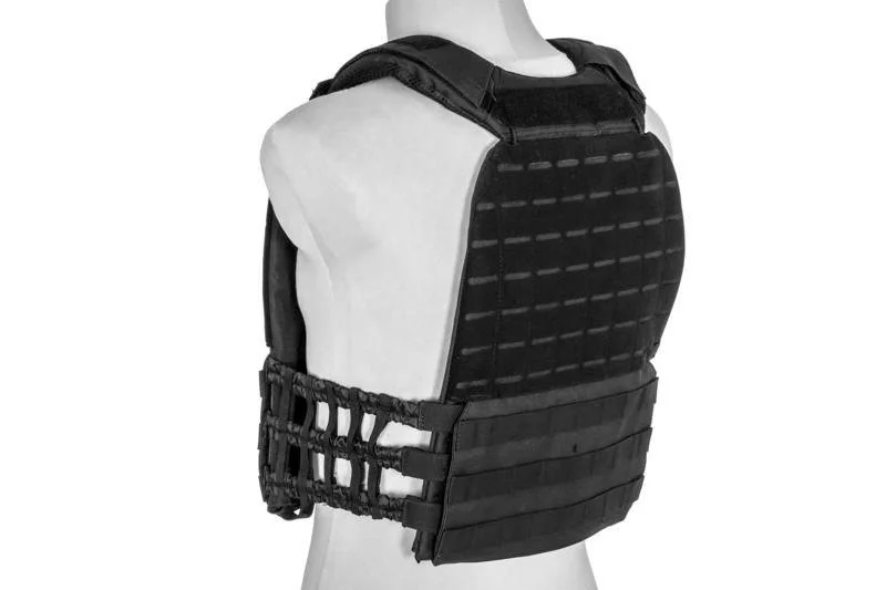 Tactical plate carrier vest Molle/laser-cut – black, image 12 of 12