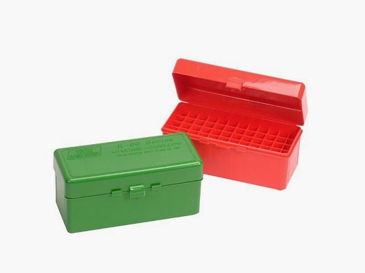 MTM CASE-GARD SCATOLE MTM CASE-GARD FLIP TOP SCATOLA PER MUNIZIONI DA FUCILE 229 ZIPPER-7.62X39 RUS 60 COLPI ROSSO