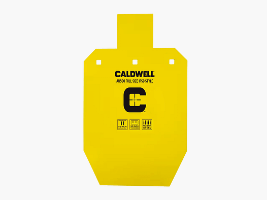 Objetivos de acero Caldwell AR500 IPSC - Tamaño completo