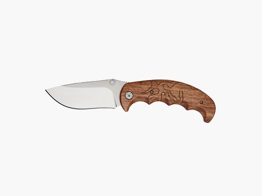 COLTELLO BROWNING TOM SKINNER LEGNO INCISIONE CERVO