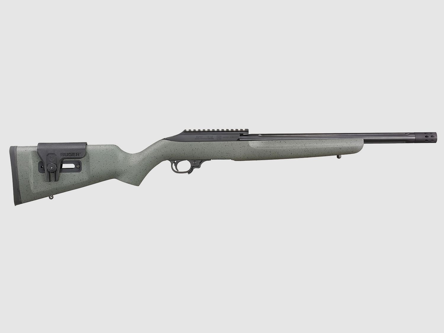 RUGER 10/22® COMPETITION .22 LR 16,1"/41CM LH SPECKLED NOIR/GRIS LAMINÉ