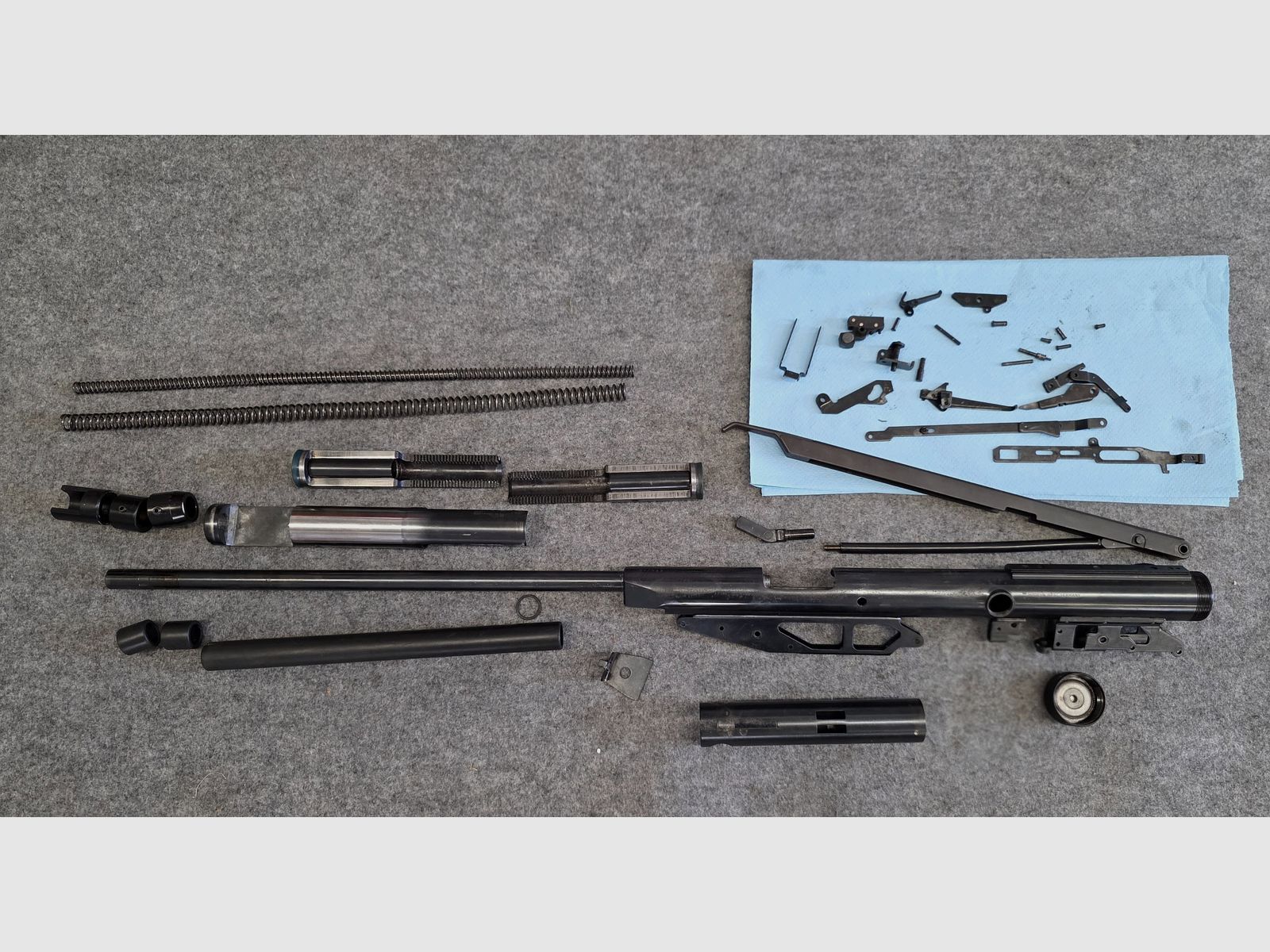 Konvolut Ersatzteile Luftgewehr Seitenspanner Diana Mod. 75 U T01 