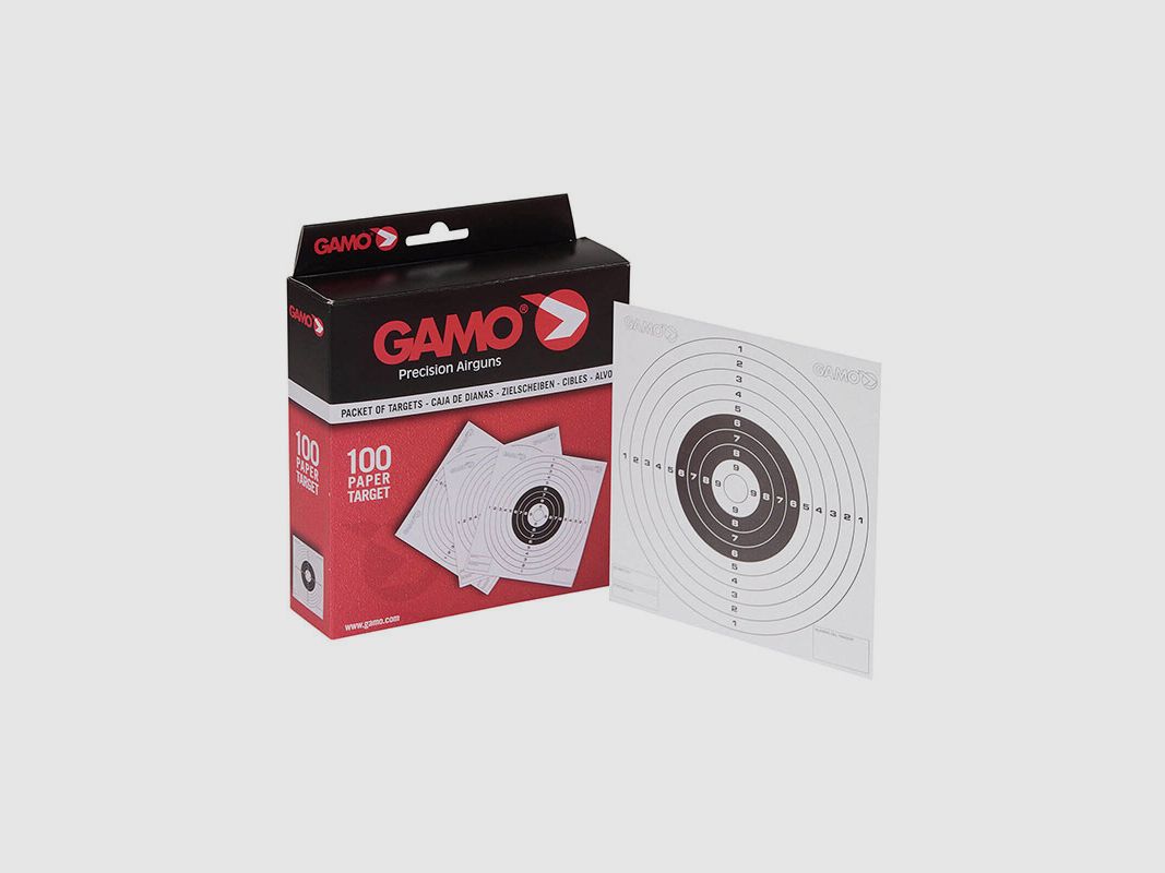 GAMO – 100 PAPIERZIELSCHEIBEN (6212106)