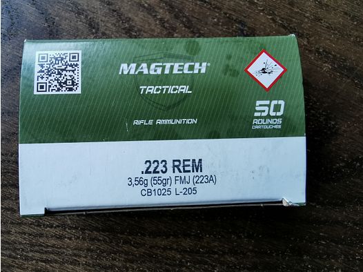 Magtech Patronenhülsen Kal. .223, 2 Packungen á 50 Stück