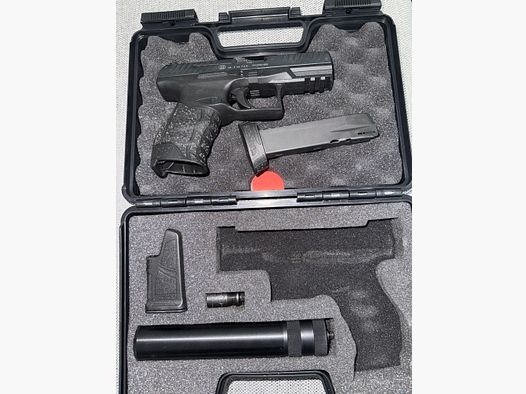 Walther PPQ M2 Navy Kit Schreckschusspistole mit Schalldämpfer
