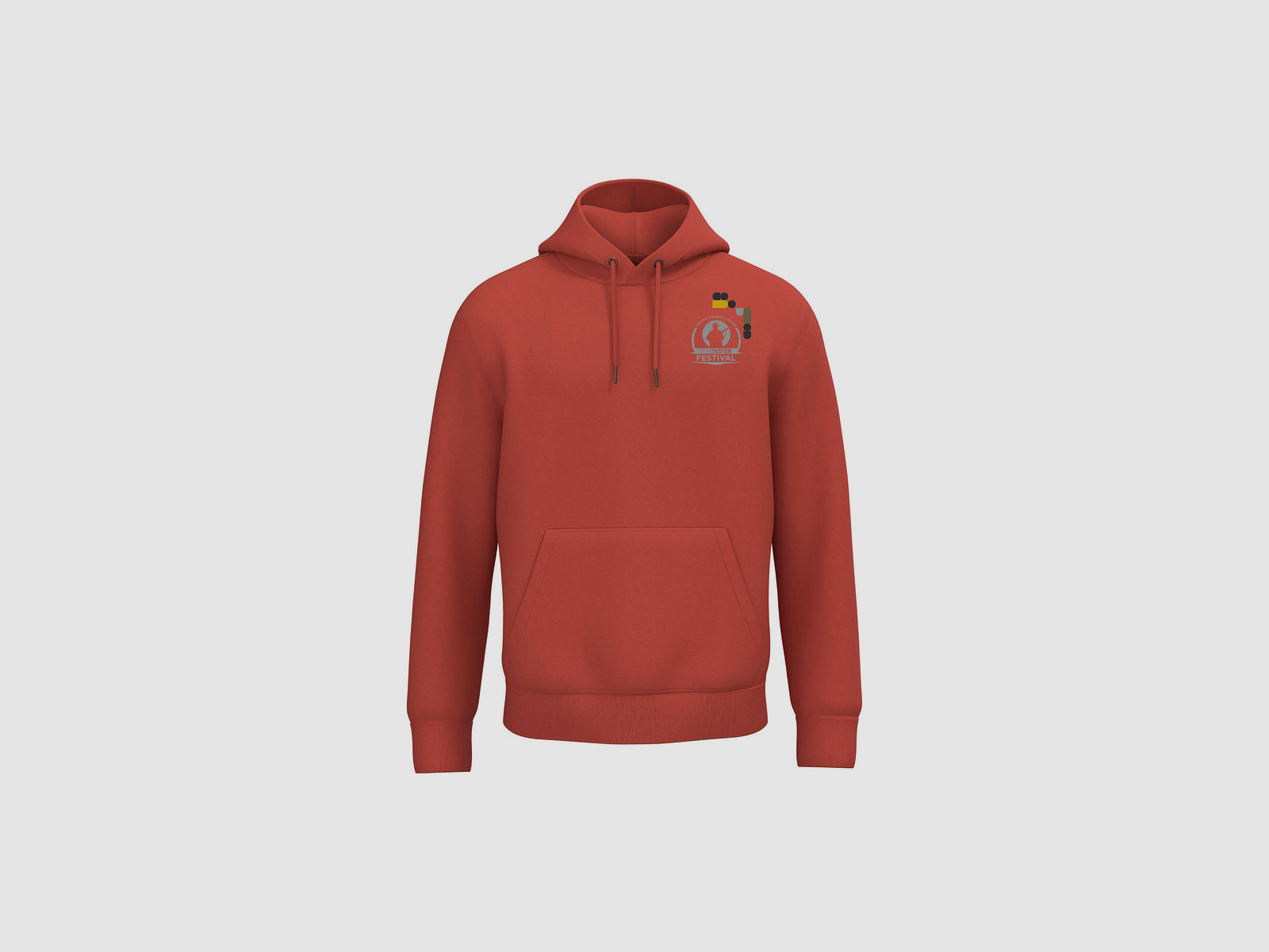 Geartester Festival Bio Hoodie, kleines Logo