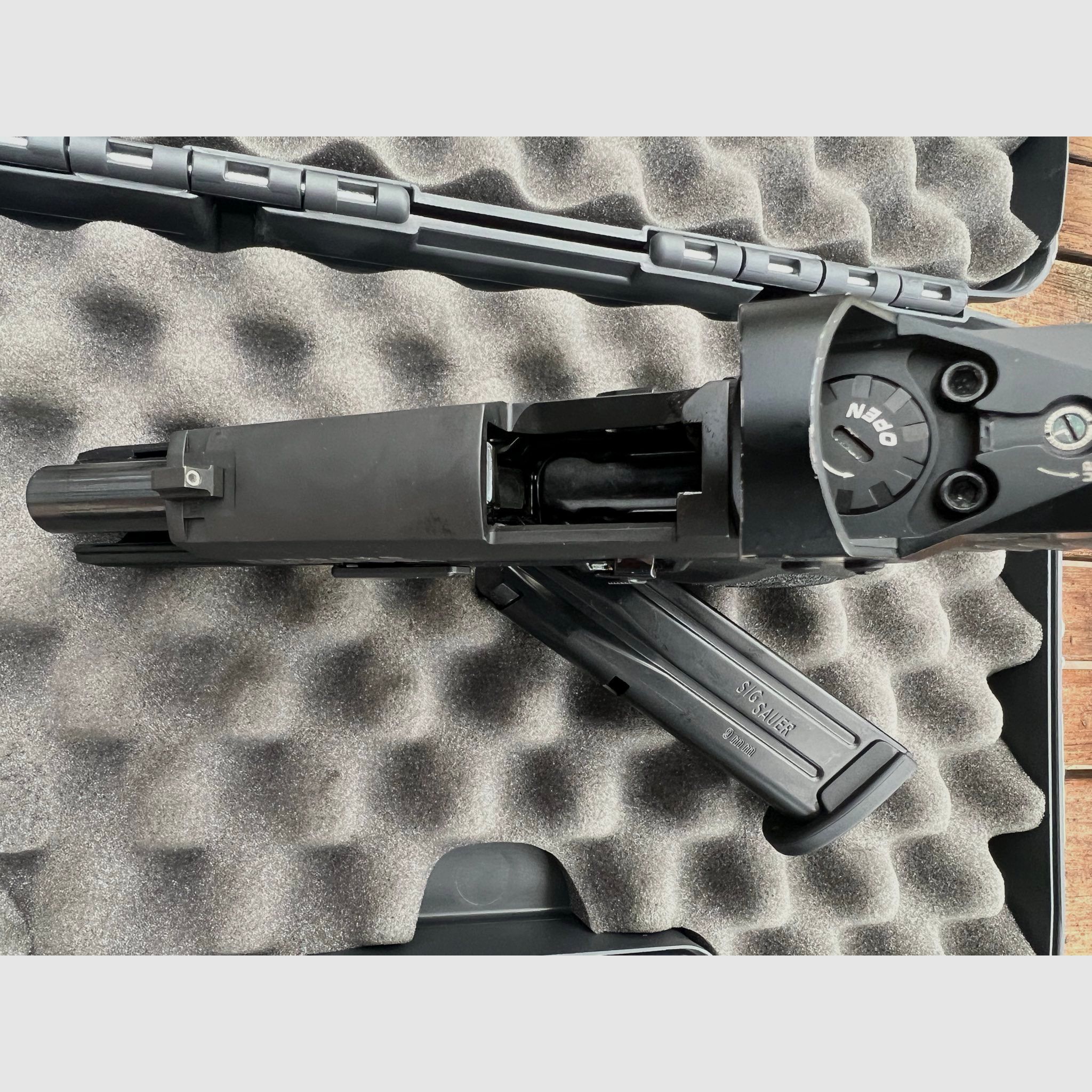 Halbautomatische Pistole SiG P320 RX Compact mit ROMEO 1 Leuchtpunktvisier. Als Komplettwaffe oder Wechselsystem (s.u.)