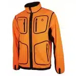 Wende-Fleecejacke orange braun Somlys, Bild 4 von 4