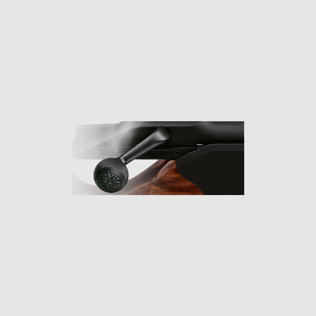 Blaser Kammergriffkugel Stahl schwarz mit Fischhaut