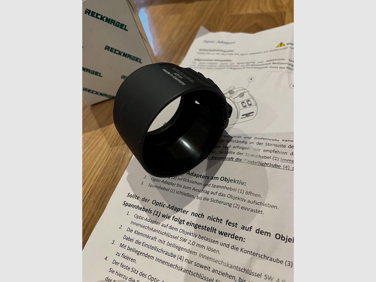 Recknagel Klemmadapter 62mm