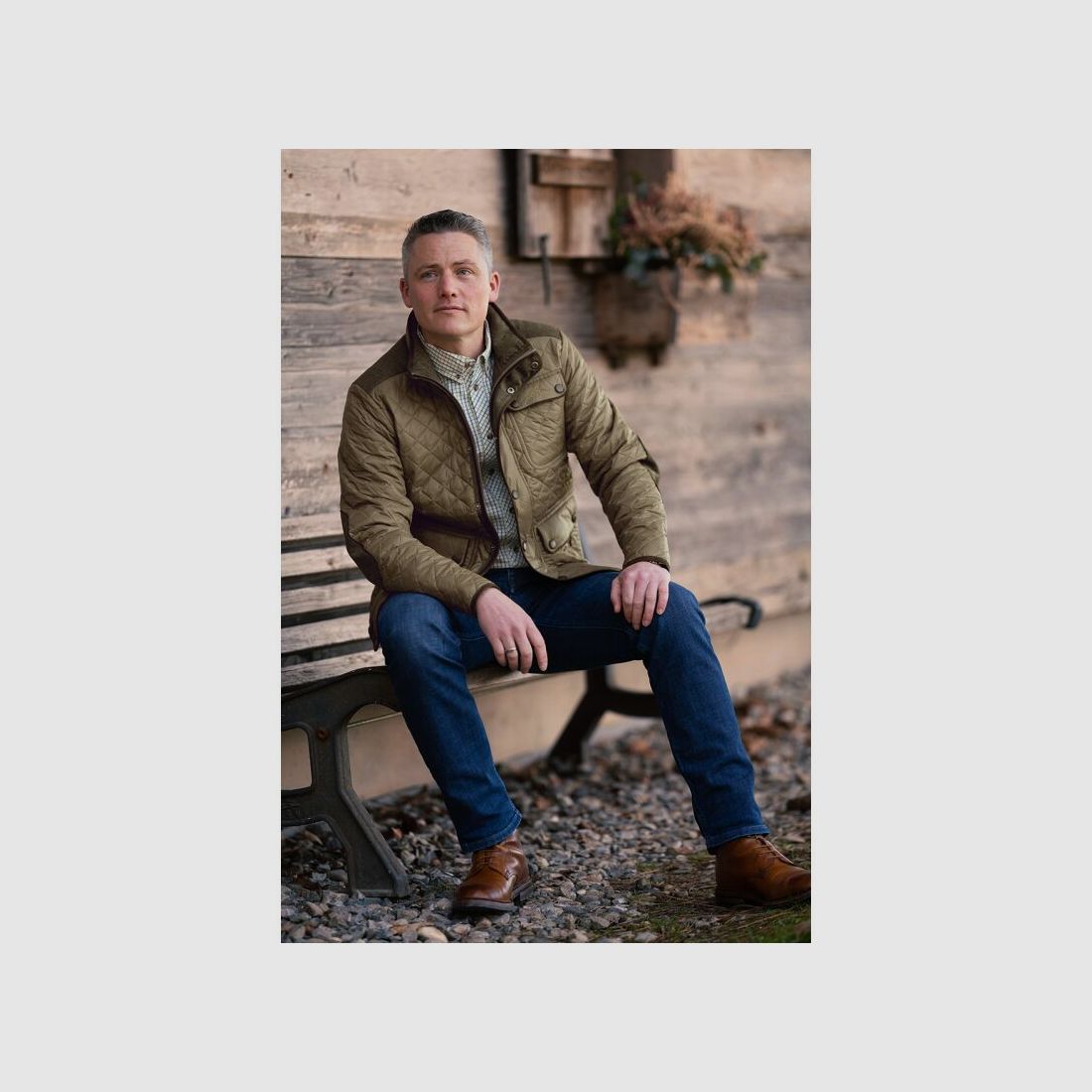 Blaser Herren Jacke Miles Khaki