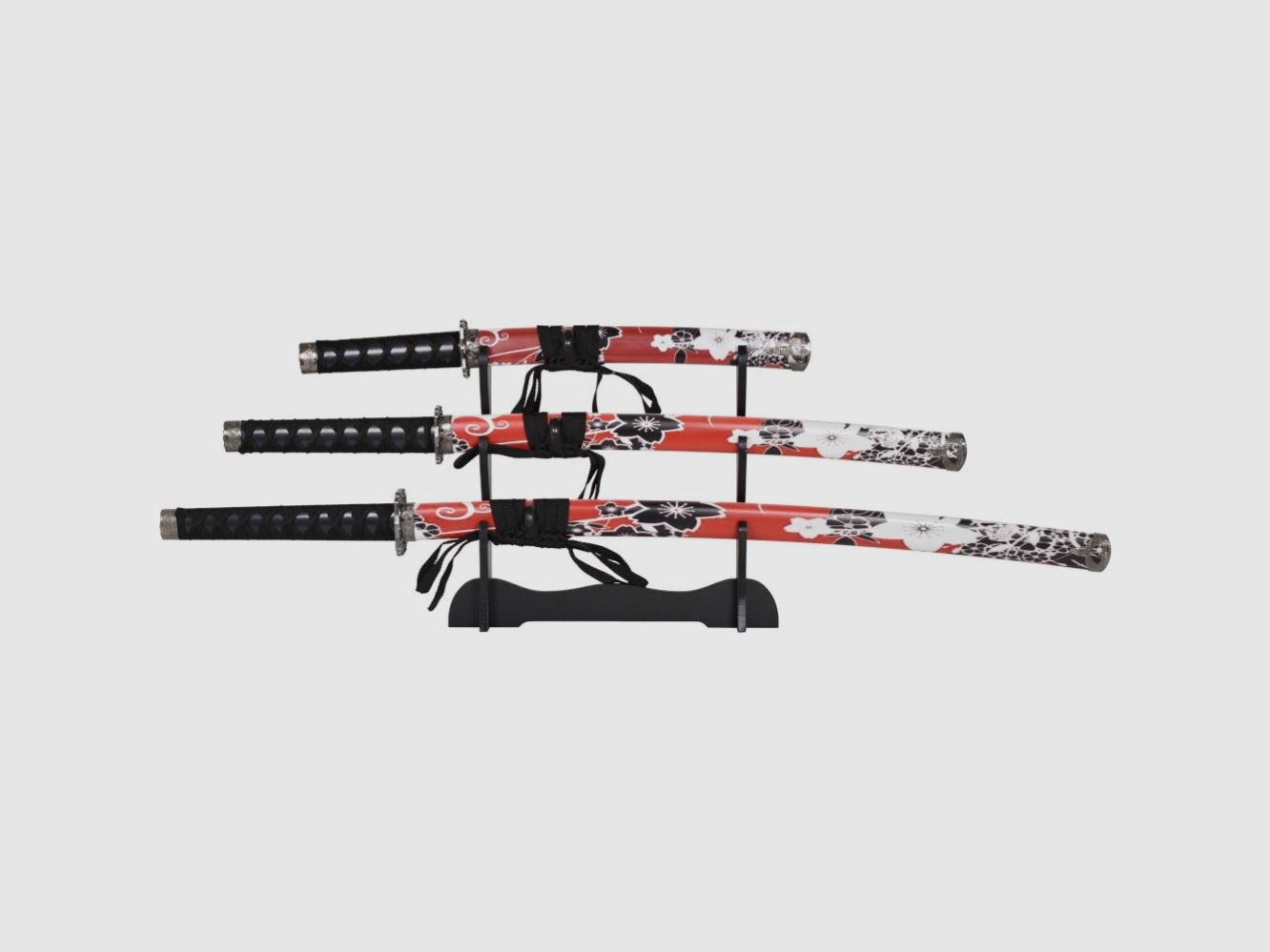 Samurai Garnitur White Flower 4 Teilig