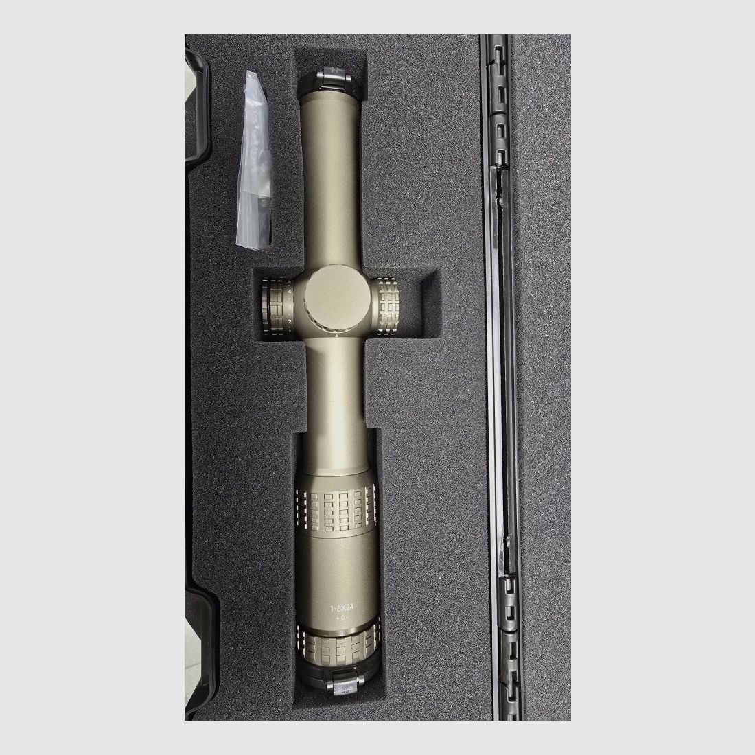 FALKE 1-8x24 PRO SAS 34mm Tube - SPECIAL COLOR GREIGE/BRONZE available immediately, shipping +8.50€ RRP: 879€
